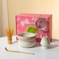 Matcha Rinkinys Matcha Šluotelės Rinkinys, Keramikos Matcha Rinkinys 5 Vnt Matcha Rinkinys Matcha Mėgėjams Matcha Rinkinys balta