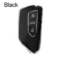 3 mygtukų automobilio raktų dėklas, skirtas VW Volkswagen/Golf 8 MK8 ID.3 ID.4 /Cupra/Skoda/Octavia A8/SEAT juoda