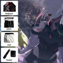 Anime new Lucy cyberpunk cosplay Edgerunners Lucy cosplay costume sexy cosplay Lucy uniform Halloween performance costume XS（old） gray