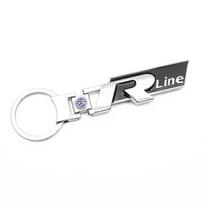 3D Metal Car Keychain Emblem Key Ring Accessories For VW Golf Tiguan T-Roc Polo Passat ID.4 T-Cross ID.3 Taigo ID.7 Atlas Beetle Yy1 white