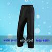 Vandeniui ir vėjui atsparūs lietaus kelnės suaugusiems, skirtos važinėti dviračiu ir apsaugai nuo audros 4XL180-193 95-110 kg black