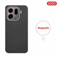 For OPPO Find X9 Pro/OPPO Find X9 Case 600D Carbon Aramid Fiber Kevlar Fabric Thin Hard Cover Magnetic Black Slim Light Red Carbon Fiber&OPPO Find X9
