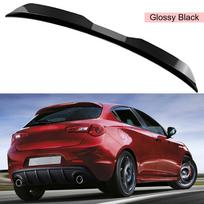 Automobilio galinio bagažinės sparnas stogo lūpa spoileris sparneliai Alfa Romeo Giulietta 2010-2020 m. ABS spoilerio dangtelis Automobilio išorės kėbulo komplekto priedai Glossy Black