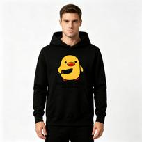 Men's Pullover Hoodie, Funny Yellow Duck Knife Peace Never An Option Printed Casual Hooded Sweatshirt for Daily Wear XXXL juoda