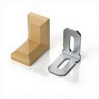 Right Angle Bracket, Nylon Corner Brace, sturdy Duty Shelf Support, Furniture Fastening White 1 Yellow #3 20pcs