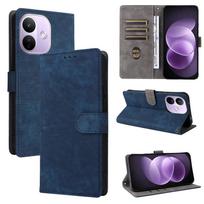 Apverčiamas dėklas, suderinamas su Xiaomi Redmi Note 17 Pro 5G, pagamintas iš PU odos, pilnos apsaugos, su [RFID blokavimu] for Xiaomi Redmi Note 17 Pro 5G mėlyna