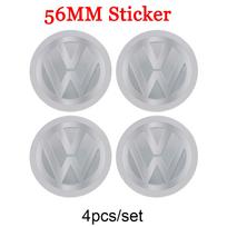 4PCS 56/60/63/65/68mm Car Tyre Wheel Center Hub Cap Sticker Cover for Volkswagen 4 Motion MTM W19 Blue Motion Touran Tiguan R Line