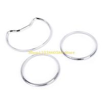 242A Automobile Speedometer Instrument Gauges Meter Rings Bezel Trim for W202 W208 white