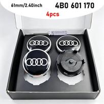 Automobilio plaukiojančio rato centrinis dangtelis Stebulės dangtelis 4 vnt. 60 mm 61 mm 68 mm 69 mm Emblema Audi B5 B6 B8 A3 8P 8V 8L A5 A6 C6 C7 A1 A7 A8 Q A4 S4 Audi
