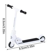 Mini pirštukinis paspirtukas Simuliacija 2 ratų pirštukinis Bmx su stabdžiu Edukaciniai žaislai Pirštukiniai riedlentės Kolekcija Dovanos berniukams mergaitėms white