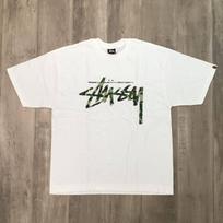BAPE × stussy 30th anniversary T-shirt ABC camo NIGO White A Bathing Ape Size M Unisex T-Shirt XL gray