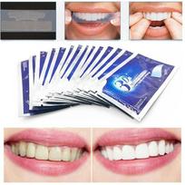 3D dantų balinimo juostelės Profesionalus baltų dėmių valiklio gelio rinkinys burnos higienos priežiūros juostelės 4Pcs/2 package blue