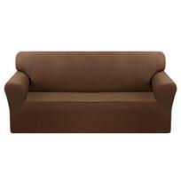 Elastingas sofos užvalkalas vienspalvis viskas įskaičiuota neslystantis sofos užvalkalas paprastas keturių sezonų universalus sofos užvalkalas porankiui Single sofa cover brown