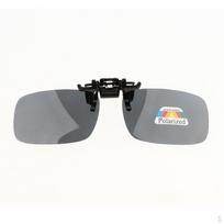 Polarizuoti prisegami akiniai nuo saulės moterims ir vyrams, sportiniai, 13 x 4 cm gray