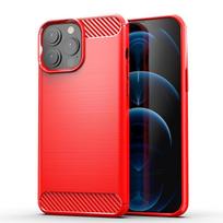 Dėklas iPhone 13 Pro Max Dėklas iPhone 13 Pro Max Bamperis Silikoninis Pilnas Dangtelis Anglies Pluošto Dėklas iPhone 13 Pro Max Dangtelis For iPhone 13 raudona