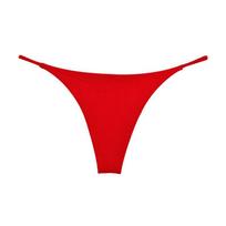 Seksualus apatinis trikotažas žemu juosmeniu G-String kelnaitės Moteriškos apatinės kelnaitės Daugiaspalvės moteriškos stringai No Trace kvėpuojantis moteriškas apatinis trikotažas M raudona