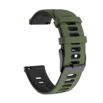 Silikoninis dirželis, skirtas Garmin Venu 3 Forerunner 255 Music 55 245 645 Tinklelio juosta Vivoactive 4 / Venu 2 laikrodžio apyrankė 20 22 mm sportinė apyrankė 20mm black