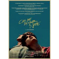 „Call Me By Your Name“ filmo plakato drobės spauda, ​​retro stiliaus filmo sienos dekoras, gerbėjų meno spaudiniai namų kambario dekorui 21cm×30cm NoFrame