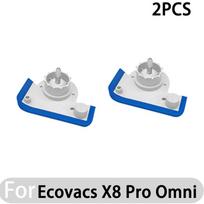 Suderinamas su Ecovacs X8 Pro Omni priedais: pagrindiniu šoniniu šepetėliu, HEPA filtru, šluoste, dulkių maišeliu - atsarginės dalys gryna