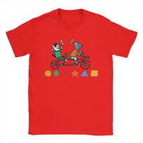 Harajuku T Shirt slushy noobz 100 Cotton T Shirts  Novelty Tee Shirt for Men Summer Y2K Retro Pattern Short Sleeve Top Tees S brown