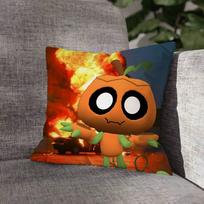 Gourdy D-Dandys W-World Pagalvės užvalkalas Sofos Dekoras Automobilio Biuro Kambario Spausdintas Pagalvės Užvalkalas Dekoracijos ir Apsauga 12x12Inch orange