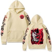 Helluva Boss Pullovers Men Women Animation Anime Leisure Fans Hoodies Fashion Hip Hop Harajuku Aesthetic Streetwear Y2K XXXL chaki