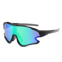 Outdoor Use Biking Large Frame UV Protection Glasses Women Colorful UV Protection Glasses Men Athletic Special Trend UV Protection Glasses 8303 žalia