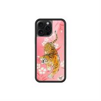 Naujas Laukinių gėlių gyvūnų telefono dėklas iPhone 12 13 14 15 16 17 Pro Max 15 Plus Tigras INS Animacinis viršelis Rožių gėlės 15 Pro Funda for iphone 13 black