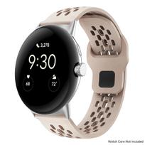 Breathable Sports for Google Pixel Watch 4 3 45mm 41mm Silicone Band Strap For Pixel 2 1 41mm Smartwatch Replacement Soft Bracel For Pixel 2 41MM gray