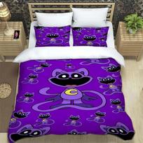 3D Spausdintas Anime Besišypsantys Gyvūnai CATNAP DOGDAY Lovos Patalynės Komplektas Šauni Anime Antklodės Užvalkalas Pagalvės Užvalkalas Mielas Animacinis Dovana 70x133cm 2pcs