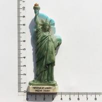 3D Niujorko klasikiniai dervos šaldytuvo magnetai Namų virtuvė Kolekcionuojami suvenyrai Dekoratyvinė kelionės dovana gray