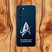 Star Trek laivų logotipas telefono dėklas Samsung S 25,24,23,22,30,21,10,9,Ultra,Plus,Lite,FE,4,5 G juodas minkštas dėklas Samsung S235G