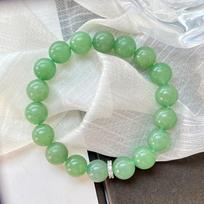 10Mm Summer Refreshing Dongling Jade Bracelet Bracelet beige