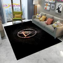 3D Retro Roko Grupės L-Linkin Park Logotipo Kilimas Kilimas Namų Svetainei Miegamajam Sofai Durų Kilimėlis Dekoras, Vaikų Zonos Kilimas Neslystantis Grindų Kilimėlis 60x90cm