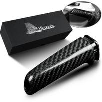 Carbon Fiber for BMW Handbrake Cover Grip Handle Lever Compatible with BMW 1 2 3 4 Series E90 E91 E92 Z4 E85 E86 E87 E81 E82 E87 E88 E60 E6 for F Series gray