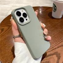 Apple originalaus silikoninio telefono dėklas iPhone 16 15 13 12 11 14 Pro Max Mini X XS XR 8 Plus prabangus smūgiams atsparus apsauginis dangtelis For iphone 14 Pro šviesiai žalios spalvos