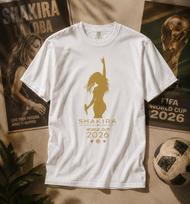 Comfort Colors® Shakira Pasaulio taurė 2026 m. Vintažinis siluetas Marškinėliai I Shakira Dai Dai Koncertas S white