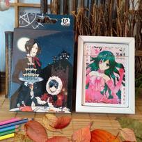 54Pcs Cards Anime Black Butler Poker Toy Cosplay Kuroshitsuji Board Game Cards Hardcover Collection Gift With Box black