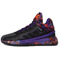 Adidas D Rose 11 amortizuojantys neslystantys žemi krepšinio bateliai Vyriški Juodi Violetiniai Oranžiniai G55803 47⅓ black