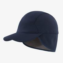 Warm Windproof Running Hat Adjustable Snapback Visor Peaked Cap New Ear Flap Baseball Cap tamsiai mėlyna spalva