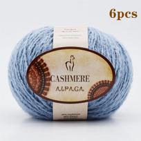 6 vnt. prabangi alpakos kašmyro verpalai itin minkšti ir šilti rankų darbo pasidaryk pats nėrimo verpalai, tinkami pradedantiesiems, šalikai 300g/10.58oz beige
