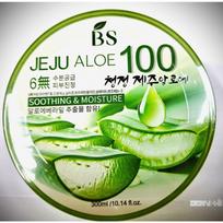 Jeju Aloe Vera 100 Soothing Gel 300ml / Moisturizing, 1 pcs green
