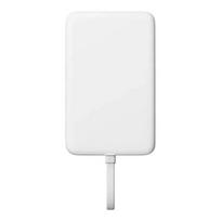 Xiaomi 33W Magnetic Power Bank 10000mAh, Integrated Cable, White