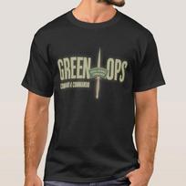 Royal Marine's Commando Green Ops T-Shirt 100% Cotton O-Neck Short Sleeve Summer Casual Mens T- L black