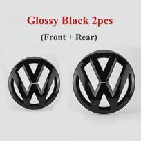 2 vnt. ABS automobilio priekinių grotelių emblema, galinių bagažinės ženklelis, logotipas Volkswagen VW Golf 5 6 7 7.5 8 MK5 MK6 MK7 MK8 Polo Passat B8 Scirocco 10-13 Golf 6