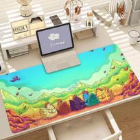 Žaidimas S-Stardew V-Valley Pelės Pagalvėlė Neslystantis Guminis Kraštas Fiksuotas Storas Nešiojamo Kompiuterio Žaidimų Stalo Kilimėlis 30x80cm
