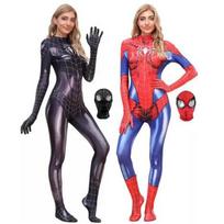Žmogaus-voro Bodis Toks Pat Stilius Juodas Moteriškas Žmogaus-voro MJ Kostiumas Kombinezonas Cosplay Apranga XL juoda