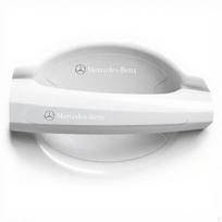 Automobilio durų rankenėlės apsauga, atspari trinčiai plėvelė, vandeniui atspari, jautri spaudimui, permatoma, 8 vnt. Mercedes-Benz 8pcs white