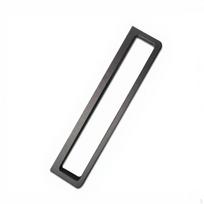 Stumdomų stiklinių durų rankena, itin siaura moderni trauklė, dvigubo kabliuko spyna, lengvas montavimas, juoda, 1,4 cm Gray 0.9cm Drill-free