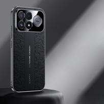 Skirta XIAOMI Redmi K100Pro K100 ProMax Odinis graviruotas smūgiams atsparus dėklas Skirta POCO F9 Ultra Pro Padengtas palaimingų debesų tekstūros dangtelis Redmi K100 Pro juoda
